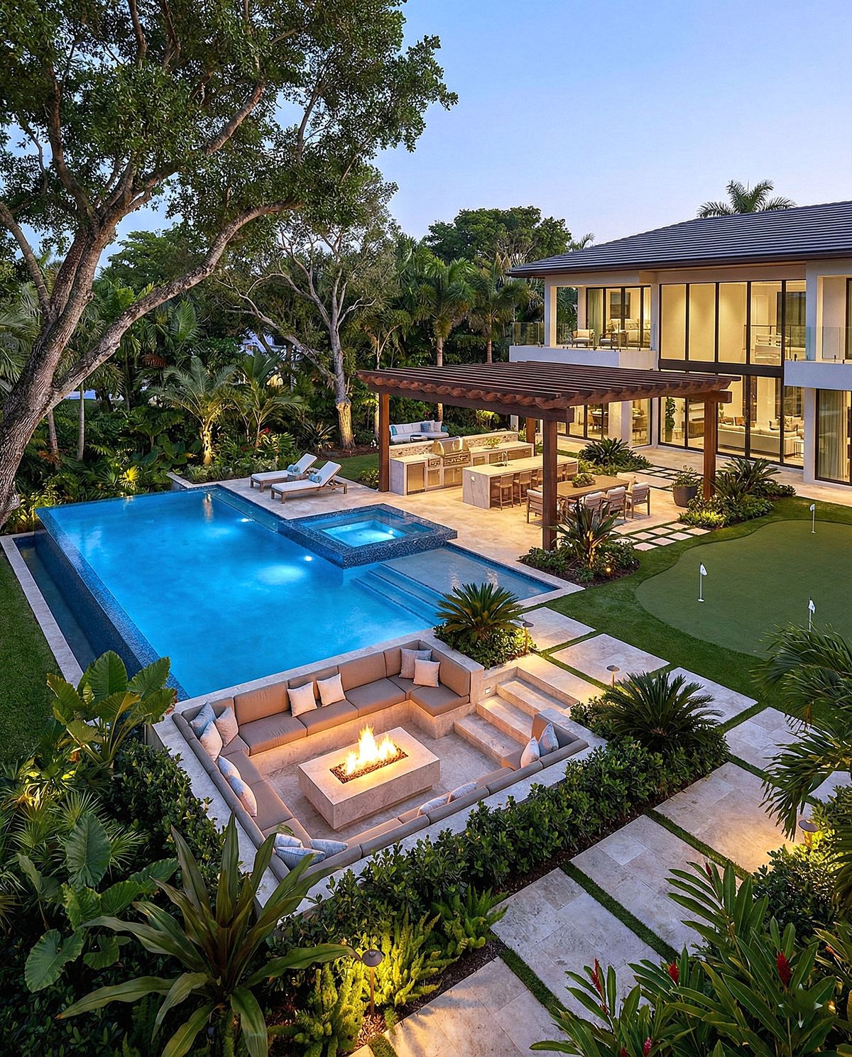 Tropical pool